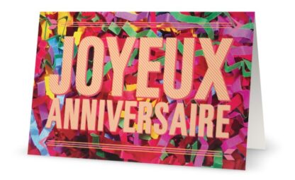 Carte d'anniversaire j'aime, j'adore... les oiseaux