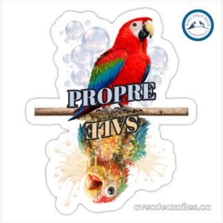 Aimant Lave vaisselle propre-sale - Perroquets